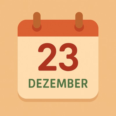 Historischer Kalender – 23. Dezember
